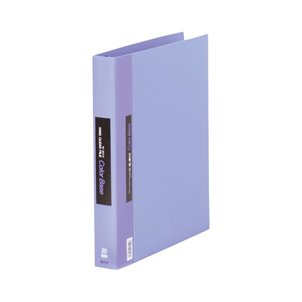 (まとめ)キングジム クリアーファイルカラーベース 差し替え式 A4タテ 30穴 15ポケット付属 背幅40mm 青 139W 1セット(5冊)【×3セット】 ...