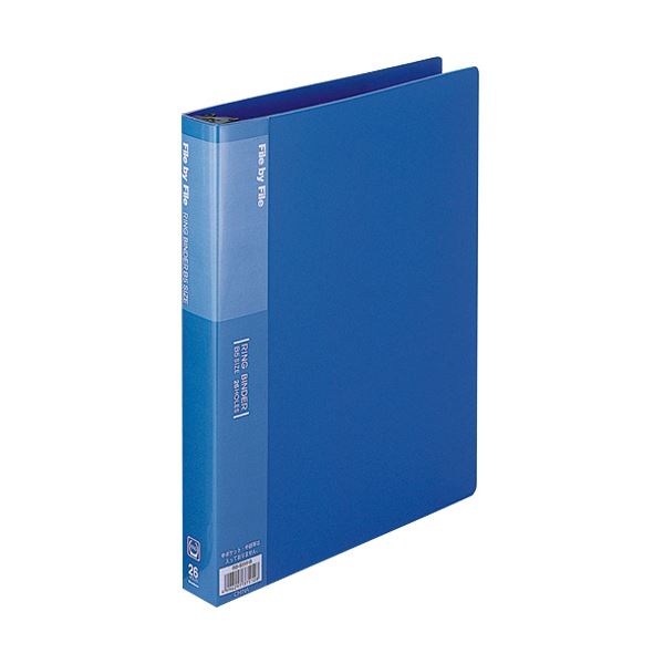 (まとめ) ビュートン リングバインダー B5タテ 26穴 45枚収容 背幅32mm ブルー RB-B5W-B 1冊 【×30セット】 青 スマートファイル リ...