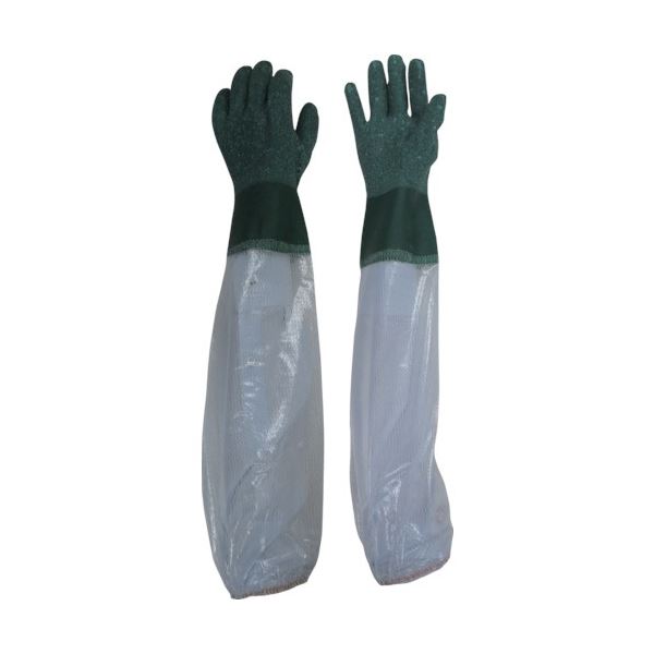 (まとめ) 東和コーポレーション ビニスター 腕カバー付 竹 L グリーン 615-L 1双 【×3セット】 緑 油に強く、耐摩耗性に優れた竹製腕カバー付き手袋 天然ゴムとは一線を画す、東和コーポレーションのビニスターL グリーンの色彩が目を引き、615-Lの1双でお得感倍増 作業効