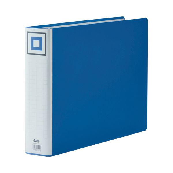 TANOSEE 両開きパイプ式ファイルV A3ヨコ 600枚収容 60mmとじ 背幅75mm 青 1セット(24冊) コクヨ生産の高品質ファイル、TANOSEE...