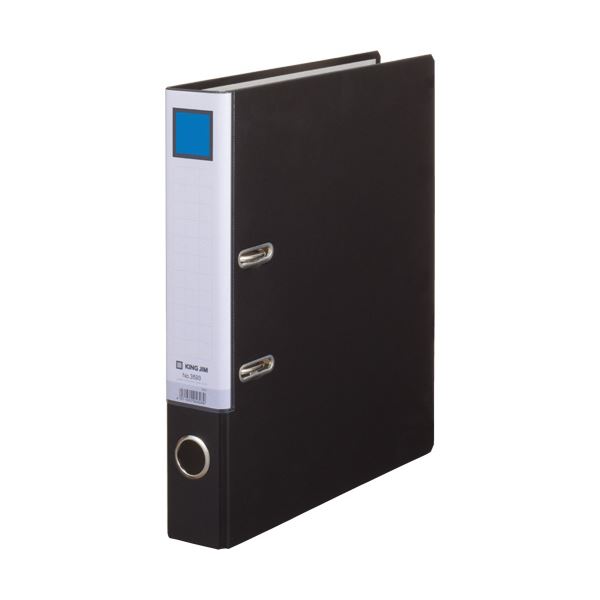 (まとめ) キングジム レバー式アーチファイルA4タテ 2穴 300枚収容 背幅50mm 黒 3593クロ 1冊 【×30セット】 高い耐久性 頑丈 なカバーで...