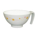 (まとめ) 台和 取っ手付き飯碗 みず玉 HS-N43 1個 【×5セット】 大きな取っ手が特徴の飯碗 手にフィットする形状で安定感抜群 使いやすさと美しさを兼...