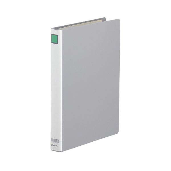 (まとめ) キングファイルG A4タテ 200枚収容 背幅36mm グレー 972N 1冊 【×30セット】 整理 収納 力抜群 便利な片開きファイル A4サイ...