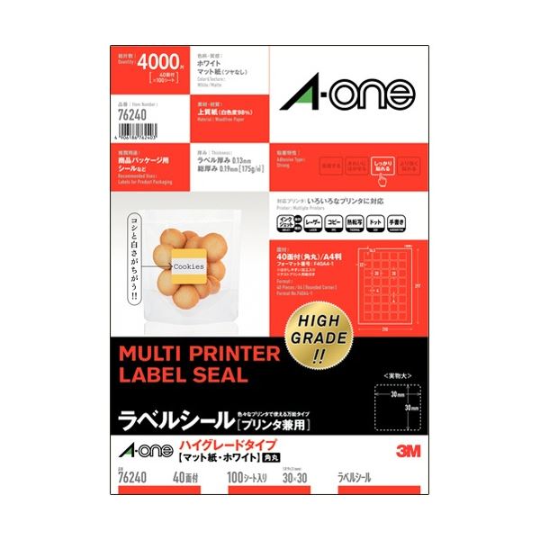 ٥륷[ץ󥿷] ϥ졼ɥ ޥåȻ桦ۥ磻 A4 40 3030mm ; Ѵ 76240 1(100)...