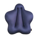 (まとめ)龍野コルク工業 CuCu スリム 藍モカ 1個 【×3セット】 腰の痛みに悩む方へ贈る、座り姿勢を快適にする魔法のクッション ツインライン 龍野コルク...