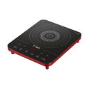 ティファール フルフラットIH調理器 リーガルレッド IH2025JP 1台 赤 美しく楽しく便利な卓上調理をフルフラットIHで 鮮やかなリーガルレッドのティフ...