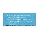 (まとめ) ステッドラー 文字用テンプレート英数字定規 0.5mmシャープペンシル用 981 15-5 1枚 【×30セット】 衝撃に強いアクリルで作られた、英...