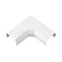 (まとめ) ケーブル 配線 カバー17mm幅 L型 ホワイト CA-KK17L 1個 【×50セット】 白 スマートな配線整理に最適なL型ケーブルカバー接続パー...