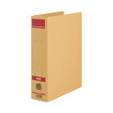 (まとめ) TANOSEE保存用ファイルN(片開き) A4タテ 500枚収容 50mmとじ 赤 1セット(12冊) 【×5セット】 シックでおしゃれな装丁タイプ...