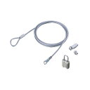 (まとめ)コネクタ接続セキュリティワイヤーロック ESL-12 1パック【×3セット】 セキュリティを強化するための革新的なコネクタ接続ロック ワイヤー式セキュ...