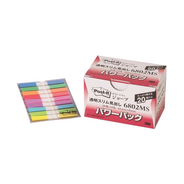 スリーエム ジャパン Post-itジョーブパワーパック 6802MS パワフルな仕事の相棒 驚異の粘着力であらゆる場面で活躍する、ポストイットジョーブ パワー...