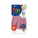 (まとめ)ショーワグローブ ナイスハンドミュー薄手 M ピンク NHMU-MP 1双【×50セット】 指先を感じる薄手の手袋 指先をダブルコートで守り、ピンクの...