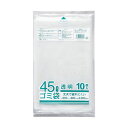 (まとめ) クラフトマン 業務用透明 メタロセン配合厚手ゴミ袋 45L HK-087 1パック(10枚) 【×50セット】 透明で頑丈な業務用ゴミ袋 クラフトマ...