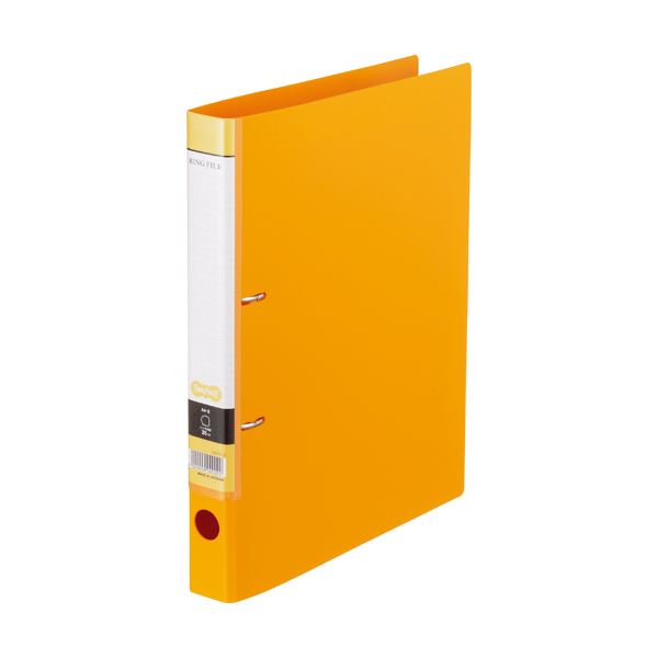 (まとめ) Dリングファイル A4-S 背幅37mm オレンジ 10冊 【×10セット】 鮮やかなオレンジのA4サイズのDリングファイル、背幅37mm、10冊セ...