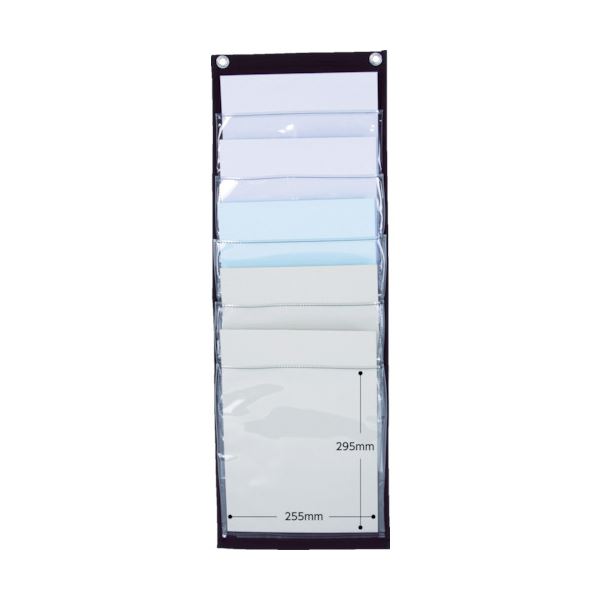 TRUSCO シートポケット 角25ポケット用 SP-A45 1枚 【×10セット】 整理整頓の達人に贈る、多機能シートポケット 書類や伝票、指示書をスマートに...