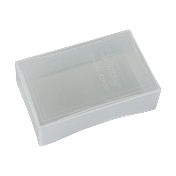 (まとめ)ジャストコーポレーション 名刺PPケース大 100枚収容 クリア JM-1033 1箱(100個)【×3セット】 割れにくい 頼れる名刺ケース ポリプ...