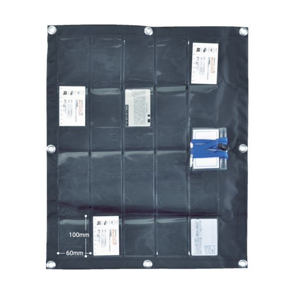 TRUSCO シートポケットカード25枚用 SP-CARD25 1枚 【×10セット】 整理整頓の達人 多機能シートポケットカード25枚セット 仕分けもスムーズ...