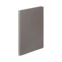 (まとめ) TANOSEE フラットファイル(PP) A4タテ 150枚収容 背幅17mm ダークグレー 1パック(5冊) 【×30セット】 スリムでスタイリッ...