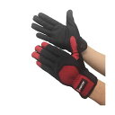 (まとめ) ミタニコーポレーション 合皮 フェイクレザー 手袋 イージーフィット 3Lサイズ 209218 1双 【×5セット】 通気性・耐久性・グリップ力に優...