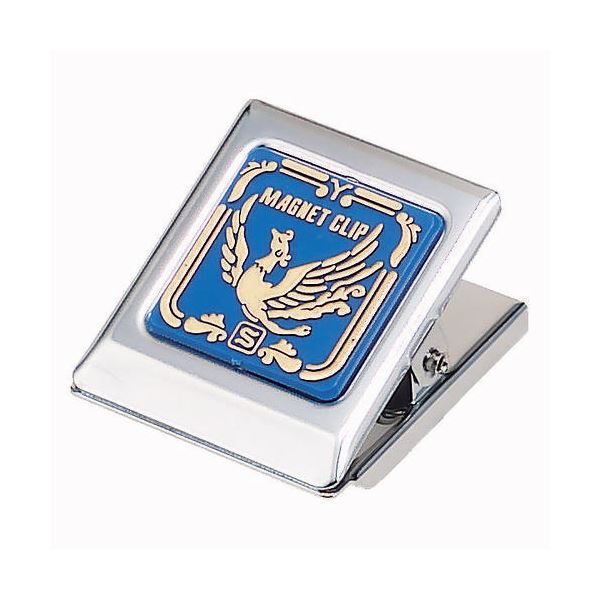 ソニック マグネットクリップ 大口幅44mm 青 CP-63B 1セット(10個) 【×10セット】 強力なグリップで書類をしっかりホールド マグネット付き大口...