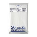 (まとめ) クラフトマン 業務用透明 メタロセン配合厚手ゴミ袋 20L HK-024 1パック(10枚) 【×50セット】 透明で頑丈な業務用ゴミ袋、クラフトマ...