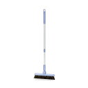 (まとめ) テラモト BM-2ホーキ26 伸縮柄 アクアブルー CL-465-220-5 1本 【×10セット】 青 革新的な掃除のヒーロー 一振りで屋内をスッ...