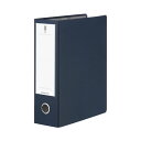 (まとめ) コクヨ チューブファイル(NEOS)A4タテ 800枚収容 80mmとじ 背幅95mm ネイビー フ-NE680DB 1冊 【×10セット】 美しさ...