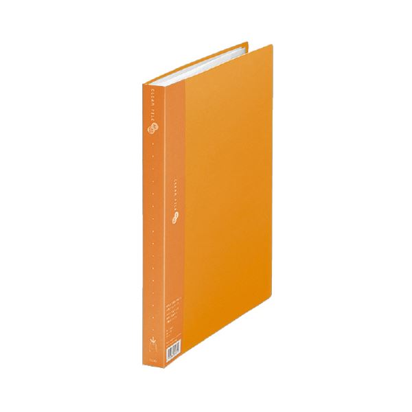 (まとめ)プラス クリアーファイルスーパーエコノミータイプ A4タテ 40ポケット 背幅25mm イエロー FC-124EL 1セット(10冊)【×3セット】 ...