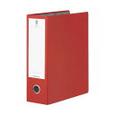 (まとめ) コクヨ チューブファイル(NEOS)A4タテ 800枚収容 80mmとじ 背幅95mm カーマインレッド フ-NE680R 1冊 【×10セット】 ...