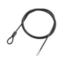 (まとめ) ワイヤー 4.6mm×2.0mESL-W2046 1本【×5セット】 大切なデバイスを守る 頼れるセキュリティワイヤー 南京錠で固定、ロックで安心 ...