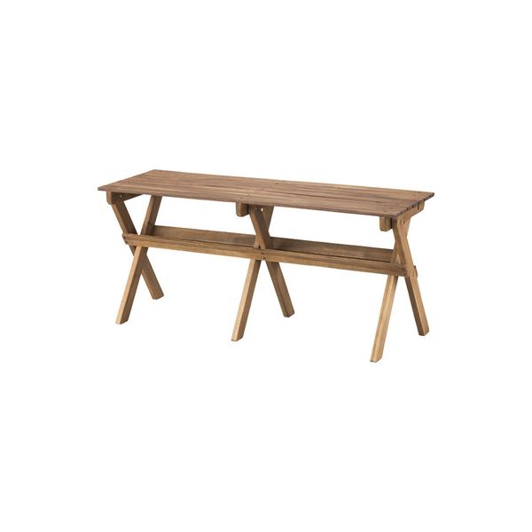 ベンチ ベンチ椅子 (イス チェア) 幅100cm 木製 オイル仕上げ 折りたたみ ベランダ ウッドデッキ アウ..