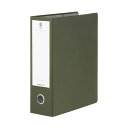 (まとめ) コクヨ チューブファイル(NEOS)A4タテ 800枚収容 80mmとじ 背幅95mm オリーブグリーン フ-NE680DG 1冊 【×10セット】...