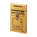 (まとめ)ケミカルジャパン 丈夫なポリ袋 厚口タイプ 半透明 70L HD-893 1パック(100枚)【×5セット】 頑丈で破れにくい、丈夫な厚手ポリ袋 高密...