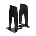 (まとめ)ソニック ブックエンド 超特大 A4ぴったりサイズ 黒【×5セット】 超特大なA4サイズにぴったりフィット ブラックのソニックブックエンド5個セットで...