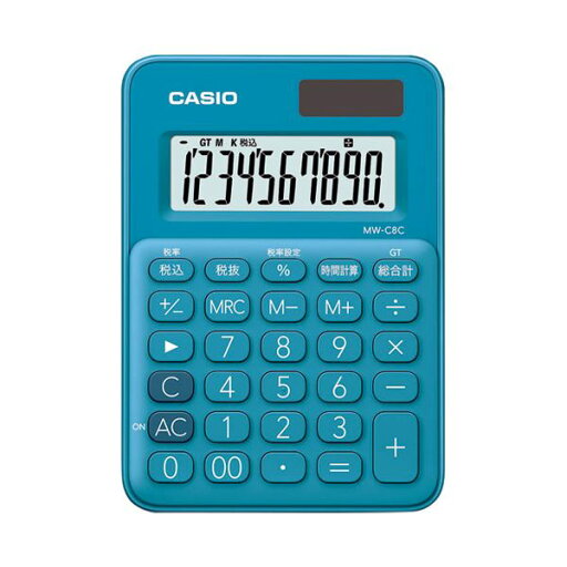 (まとめ)カシオ計算機 ミニ電卓10桁 MW-C8C-BU-N【×5セット】 計算力満載 10桁のミニ電卓が5個セットでお得 使いやすさ抜群のカシオ計算機が、登場 パワフルなMW-C8C-BU-Nがあなたの計算をサポート 手のひらサイズで持ち運びも簡単 仕事も学校も、いつでも頼りになる相棒 (まとめ)カシオ計算機 ミニ電卓10桁 MW-C8C-BU-N【×5セット】 計算力満載 10桁のミニ電卓が5個セットでお得 使いやすさ抜群のカシオ計算機が、登場 パワフルなMW-C8C-BU-Nがあなたの計算をサポート 手のひらサイズで持ち運びも簡単 仕事も学校も、いつでも頼りになる相棒