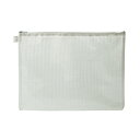 (まとめ)TANOSEE メッシュケース A4タテ260×ヨコ345mm 白 1セット(20枚)【×3セット】 高い耐久性 頑丈 で持ちが良い 透明なメッシュケ...