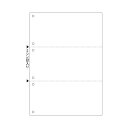 (まとめ)ヒサゴ マルチプリンタ帳票 A4 白紙3面 6穴 BP2005 1冊(100枚) 【×5セット】 紙の限界を超える あらゆる用途に対応する究極のプリン...