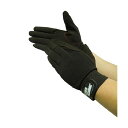 (まとめ) ユニワールド WORKS HOMME 人工皮革手袋 背抜き ブラック M 3750-BK-M 1双 【×5セット】 黒 通気性と保湿性に優れた人工皮...