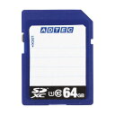 (まとめ)アドテック SDXCメモリカード64GB UHS-I Class10 インデックスタイプ AD-SDTX64G/U1R 1枚【×3セット】 手軽に書き込める便利な64GBのSDXCメモリカード 日付やタイトル、データの内容をペンで簡単に記録可能 高速転送のUHS-I Class10対応で大容量のデータも安心(2)