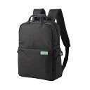 カメラバッグ リュック オフトコ off toco 2way 撥水加工 ワンタッチ開閉 14インチPC パソコン 整理 収納 ペットボトルバンド ブラック DG...