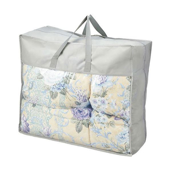 花浪漫 羽根ふとんバッグ入り B9149094 花浪漫の羽根ふとんバッグ入り を新たな言葉で表現すると、 花のような浪漫を纏った羽毛布団セット です