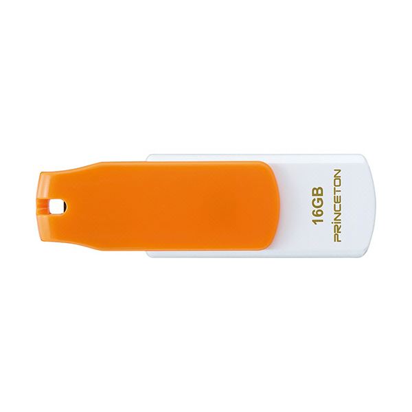 楽天夢の小屋（まとめ）プリンストン USBフラッシュメモリーストラップ付き 16GB オレンジ/ホワイト PFU-T3KT/16GRTA 1個【×3セット】 白 カラフルなストラップが付いた16GBのUSBフラッシュドライブ オレンジとホワイトのデザインで、あなたのスタイルを引き立てます 大容量 大型 でデ
