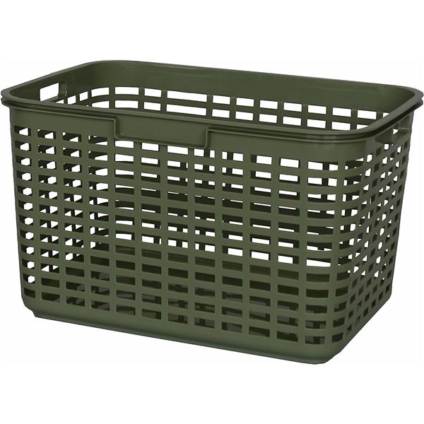 【2個セット】 平和工業 カーゴ カーキ K-1 美しい自宅を叶える必須アイテム 2個セットのスタイリッシュな整理 収納 バスケット 洗濯物や雑貨を一か所にまとめて、快適な暮らしを実現 カーキ色の上品なデザインで、どんなインテリアにもマッチ 使い勝手抜群のカーゴが、暮