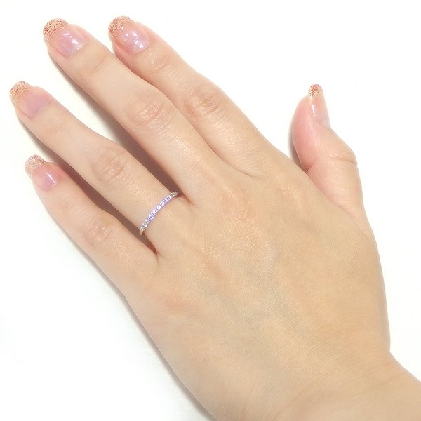 ダイヤモンド リング ハーフエタニティ 0.2ct 11.5号 プラチナ Pt900 ハーフエタニティリング 指輪 輝き溢れる至高のダイヤモンドリングを感じてください プラチナ Pt900 ハーフエタニティリング 指輪 0.2ct 11.5号 2