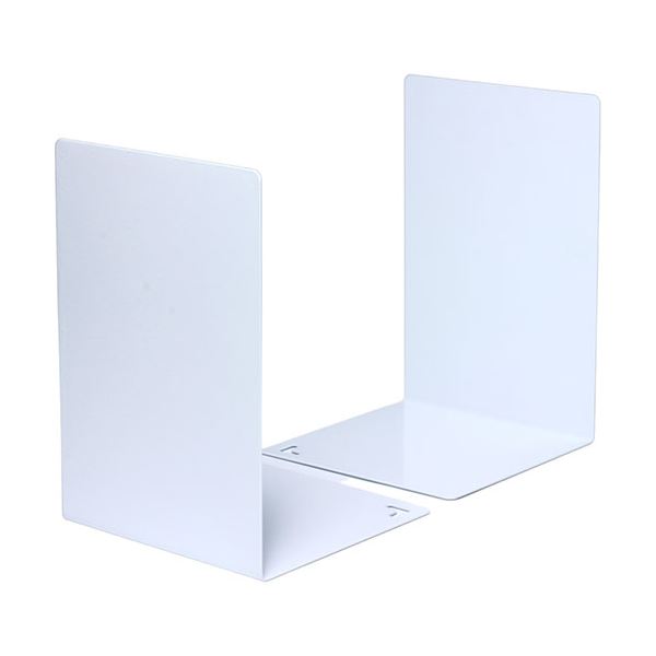 【10組セット】 ソニック SONiC ブックエンド L型 大 白 DA-318-WX10 デスク (テーブル 机) 上の本や資料整理に最適 便利なL型ブックエンド【10組セット】大サイズでスッキリ整理 白いデザインがオフィス 事務用 にマッチ