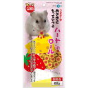 (まとめ)マルカン おててにもってたべるハートinロール 60g ウサギフード 【×10セット】 ペットも大満足 手で持って食べるハート型ロール、おいしさ満点の...