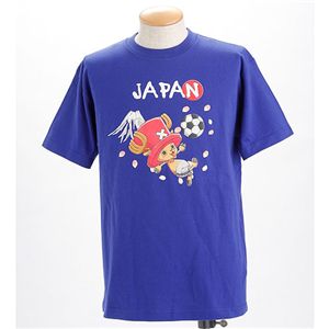 むかしむかし アニメコラボ!サッカーW杯日本代表応援Tシャツ 【11番 チョッパー】 ジャパンブルー XS 青 クールでカッコいい むかしむ..