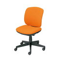プラス 事務イス（オフィス チェア (イス 椅子) /OAチェア 事務用 椅子 ） プリセア KC-K56SL 肘なし OR 魅力溢れるオフィス 事務用 チェア (イス 椅子) 『プリセア』は、背もたれのホワイトシェルと多彩なカラーバリエーションが特徴 肘なしタイプのプリセアKC-K56SL ORは