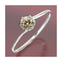 K18ホワイトゴールド 0.3ctシャンパンカラーダイヤリング 指輪 17号 白 輝き溢れる0.3カラットのダイヤモンドリング 18金の輝くホワイトゴールドに輝くシャンパンカラーダイヤが贅沢に輝く17号の指輪 あなたの指先に華やかな輝きを添える、上質なジュエリー 宝石 白