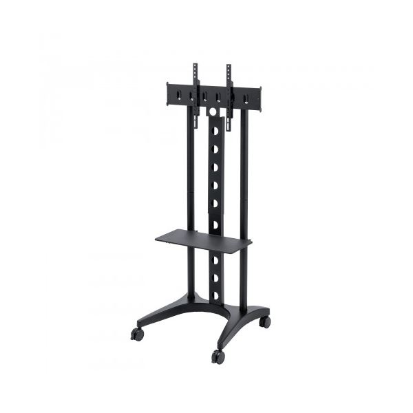32~65型対応ディスプレイスタンド CR-PL55BK【組立式】 55インチまでのテレビに最適なディスプレイスタンド 組み立て式で手軽に利用でき、スタイリッシュなデザインと高い安定性を兼ね備えています 角度調節可能で快適な視聴体験をお約束します